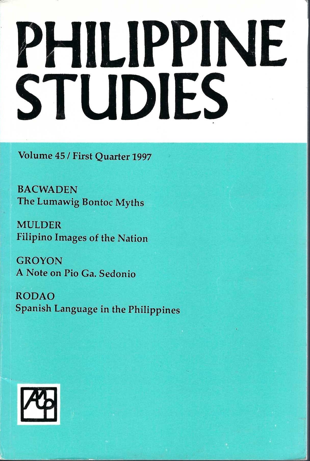 Spanish Language in the Philippines: 1900-1940 » Florentino Rodao