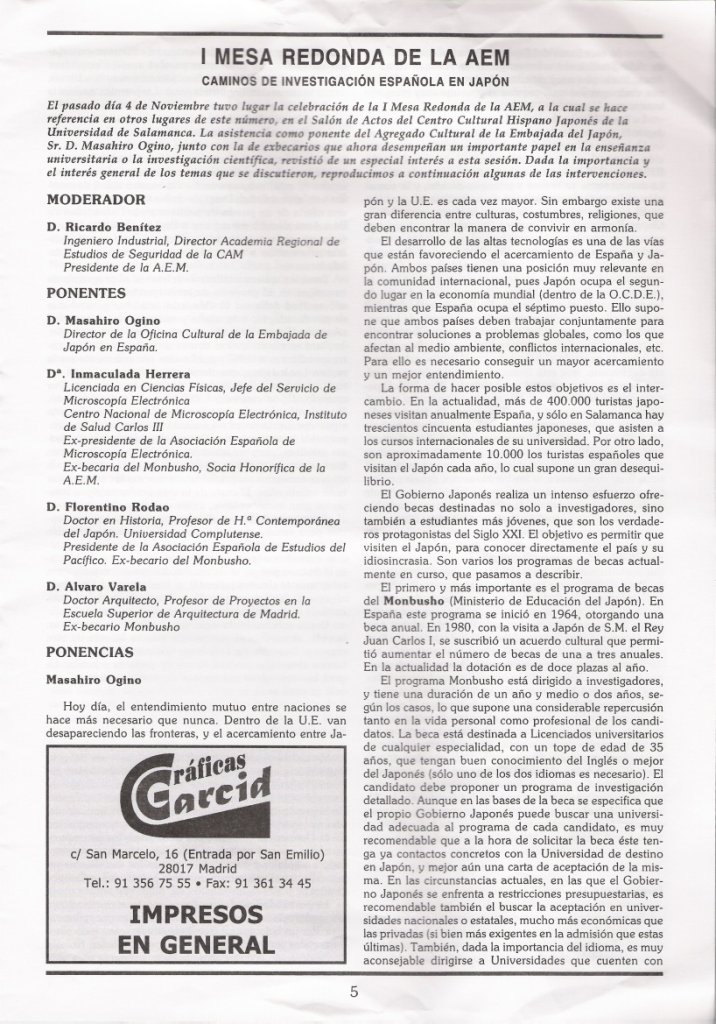 Boletin AEM - Enero 2000